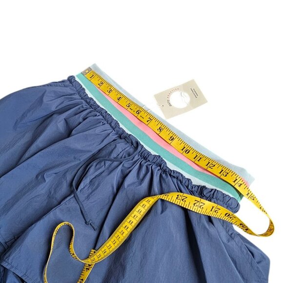 Anthropologie Daily Practice Drawstring Shorts, Skort, Blue, Pull On, Athletic,S - Picture 4 of 9